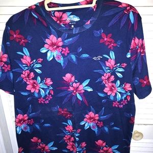 Hollister floral tee Men's